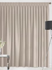 Oyster Cream Montero Velvet Made To Measure Curtains - Image 2 of 9