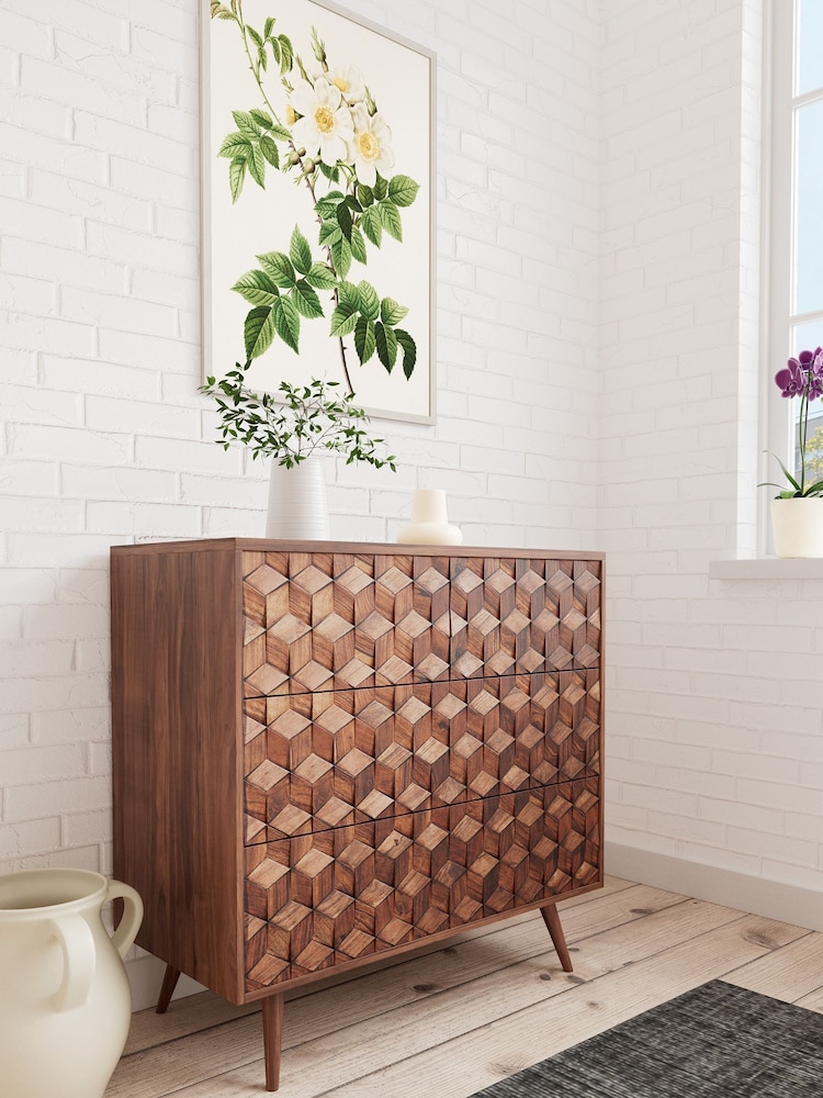Swoon Dark Brown Terning Chest of Drawers - Image 2 of 8