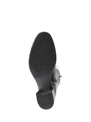 Jones Bootmaker Donatella Black Knee High Leather Boots - Image 5 of 5