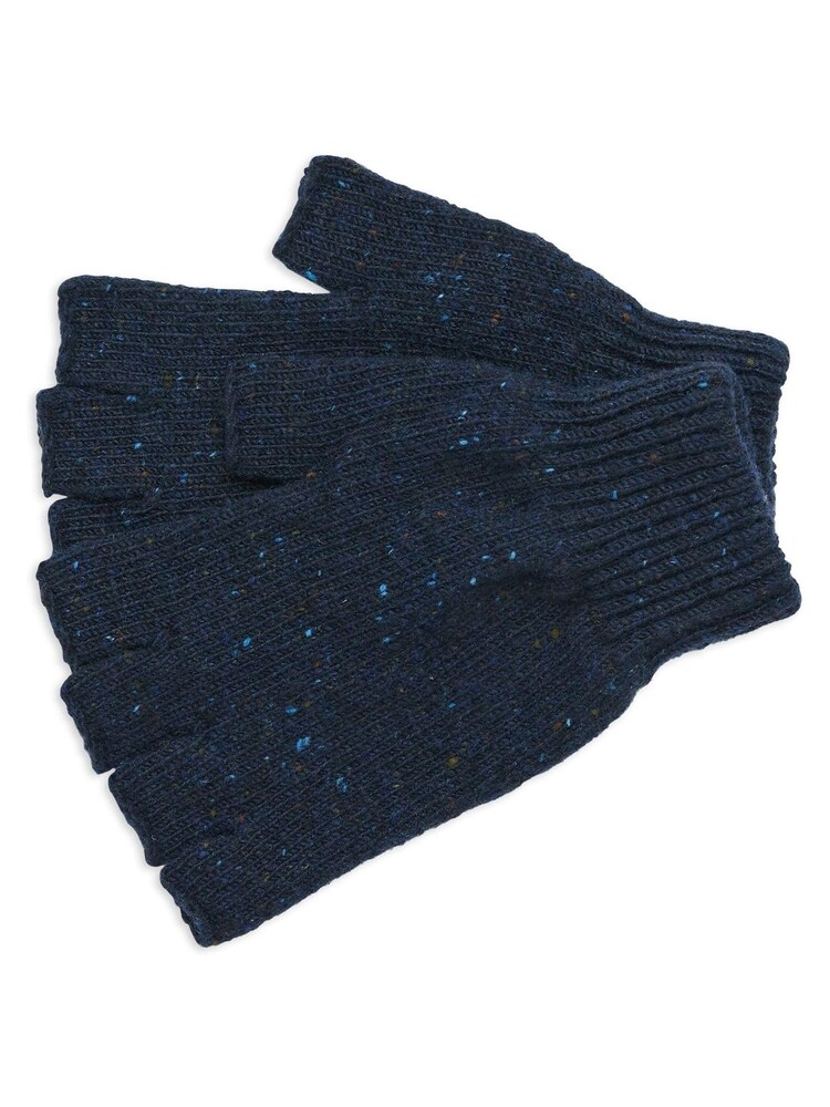 Celtic & Co. Grey Donegal Fingerless Unisex Gloves - Image 3 of 3 Celtic & Co. Grey Donegal Fingerless Unisex Gloves - Image 3 of 3