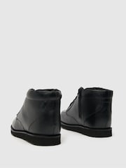 Schuh Teenager Captain Lederstiefel, Schwarz - Bild 3 von 4