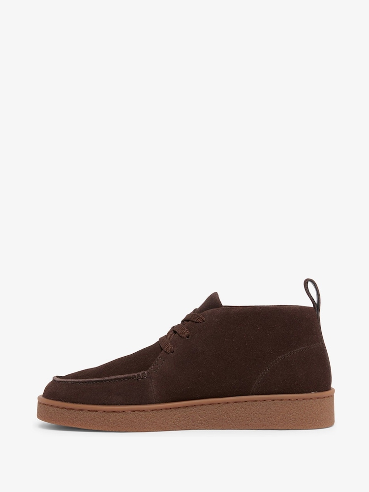 Lacoste Brown Baseshot Chukka Boots - Image 2 of 5 Lacoste Brown Baseshot Chukka Boots - Image 2 of 5
