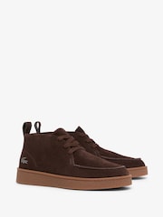 Lacoste Brown Baseshot Chukka Boots - Image 3 of 5