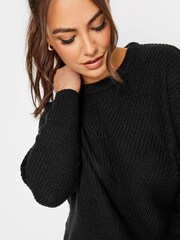 Yours Curve Black Chunky Knitted Jumper - Image 4 of 4