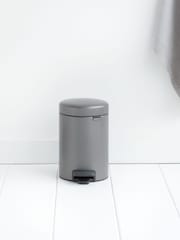 Brabantia Grey NewIcon 3L Platinum Pedal Bin - Image 2 of 6