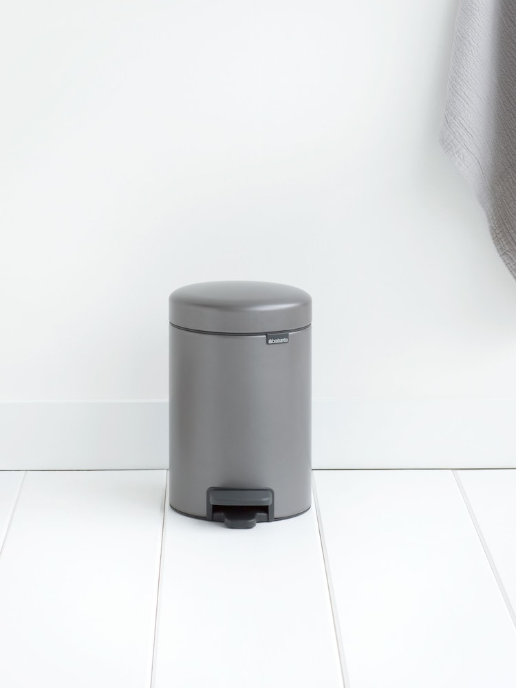 Brabantia Grey NewIcon 3L Platinum Pedal Bin - Image 2 of 6