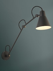 Searchlight Grey George Wall Bracket - Image 1 of 3
