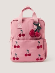 Monsoon Pink Cherry Embroidered Backpack - Image 1 of 4