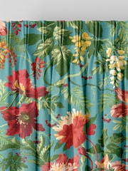 Graham & Brown Botanico Blue Florenzia Made to Measure 100% Cotton Curtains - Image 2 of 8