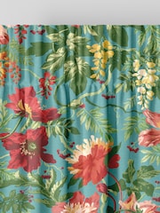 Graham & Brown Botanico Blue Florenzia Made to Measure 100% Cotton Curtains - Image 5 of 8