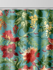 Graham & Brown Botanico Blue Florenzia Made to Measure 100% Cotton Curtains - Image 7 of 8