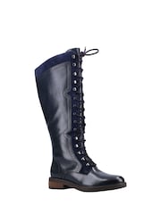 Hush Puppies Rudy Zip Lace Up Long Boots - Image 2 of 4