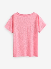 Pink Next Active Jersey Sports Animal Burnout T-Shirt Top - Image 5 of 6