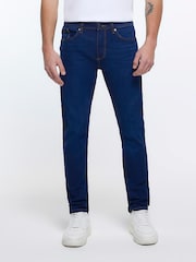 River Island Dark Blue Skinny Fit Jeans - Image 1 of 5
