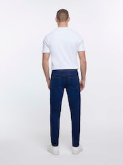 River Island Dark Blue Skinny Fit Jeans - Image 3 of 5