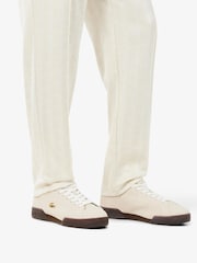 Lacoste Brown Carnaby Cup Trainers - Image 1 of 8