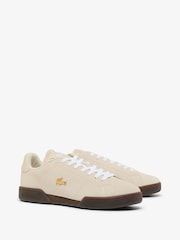 Lacoste Brown Carnaby Cup Trainers - Image 3 of 8