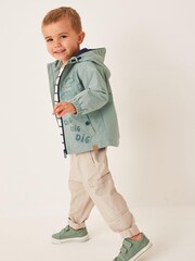 Sage Green Shower Resistant Summer Jacket (3mths-7yrs) - Image 4 of 8
