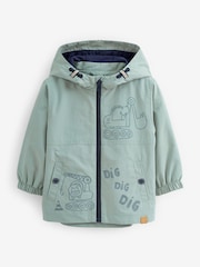 Sage Green Shower Resistant Summer Jacket (3mths-7yrs) - Image 6 of 8