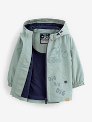 Sage Green Shower Resistant Summer Jacket (3mths-7yrs) - Image 8 of 8