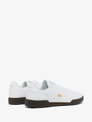 Lacoste White Carnaby Cup Trainers - Image 4 of 6