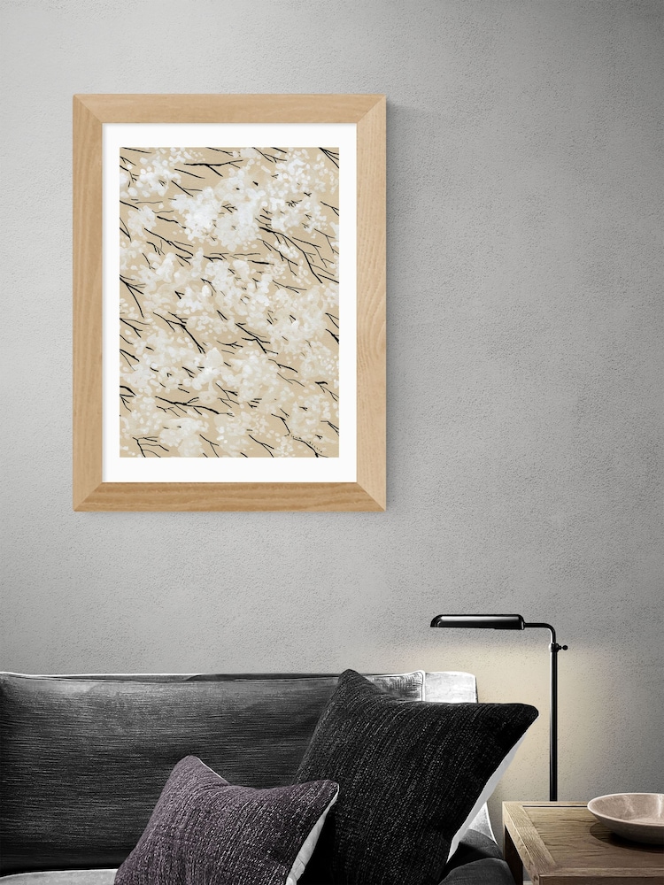 East End Prints Oak White Blossom Print by Dreamy Me - Image 2 of 3