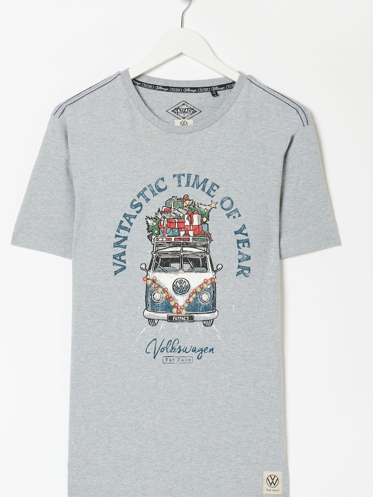 FatFace Grey VW Vantastic T-Shirt - Image 4 of 4
