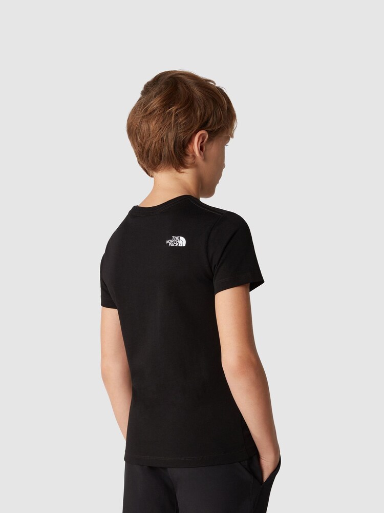 The North Face Black Simple Dome Teen T-Shirt - Image 2 of 5 The North Face Black Simple Dome Teen T-Shirt - Image 2 of 5