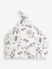 JoJo Maman Bébé Safari Print Sombrero de bebé - Imagen 1 de 2
