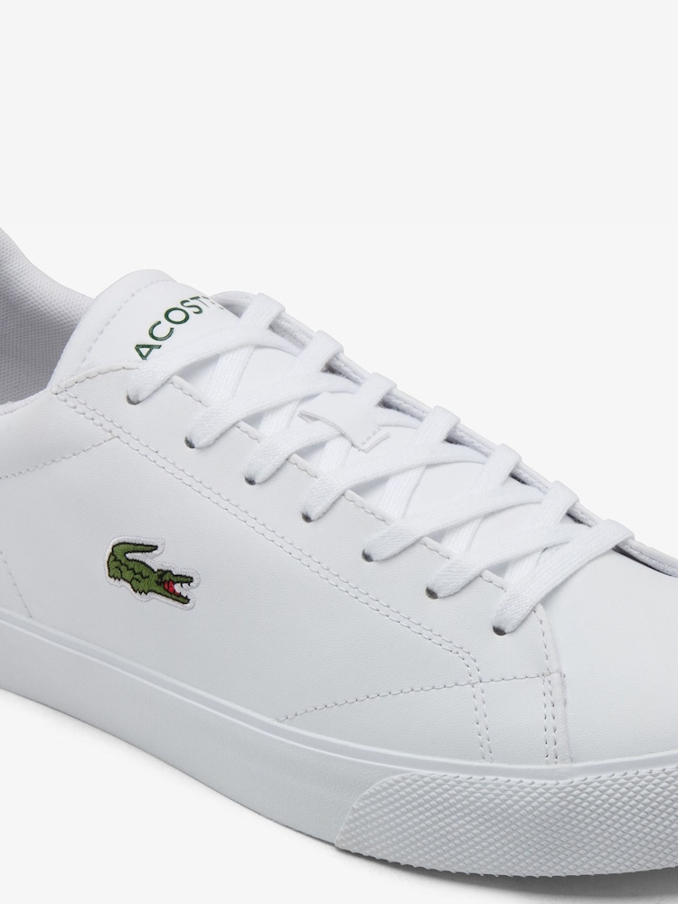 Lacoste White Lerond Trainers - Image 6 of 6