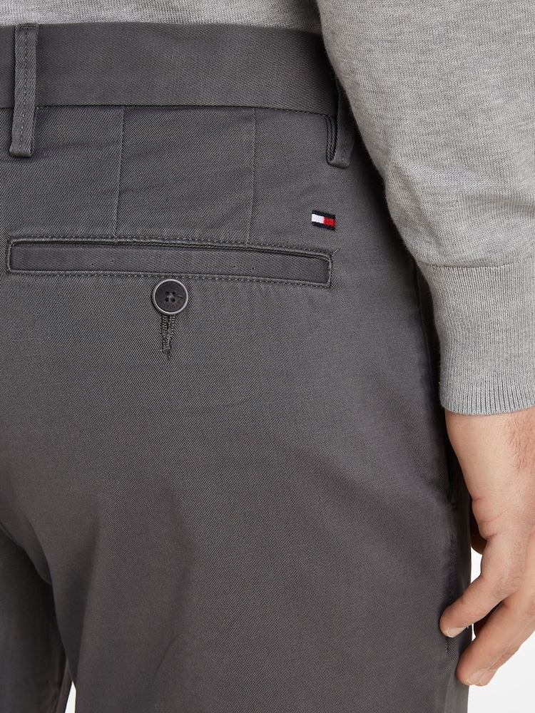 Tommy Hilfiger Grey Slim Bleecker Flex Chinos - Image 5 of 6