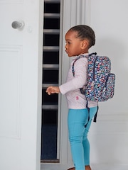 JoJo Maman Bébé Blue JoJo Woodland Print Toddler Rucksack - Image 3 of 3