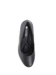 Pavers Black High Heel Court Shoes - Image 4 of 5