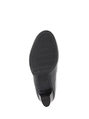 Pavers Black High Heel Court Shoes - Image 5 of 5