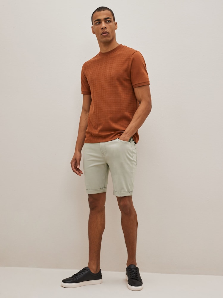 Bone Neutral Motionflex 5 Pocket Chino Shorts - Image 2 of 8 Bone Neutral Motionflex 5 Pocket Chino Shorts - Image 2 of 8