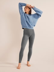 Gris - Leggings de tiro alto de punto de Boden - Imagen 3 de 5