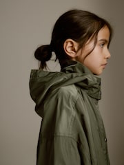 Khaki Green Shower Resistant Oversize Cagoule Jacket (3-16yrs) - Image 7 of 12