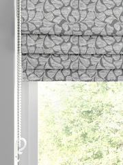 Laura Ashley Grey Maidenhair Woven Made To Measure Roman Blinds - Image 2 of 6