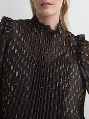Florere Sheer Ruffle Blouse - Image 3 of 6