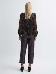 Florere Sheer Ruffle Blouse - Image 4 of 6