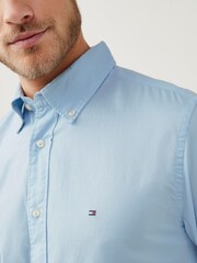 Tommy Hilfiger Blue Core Flex Poplin Regular Fit Shirt - Image 3 of 7