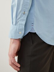 Tommy Hilfiger Blue Core Flex Poplin Regular Fit Shirt - Image 4 of 7