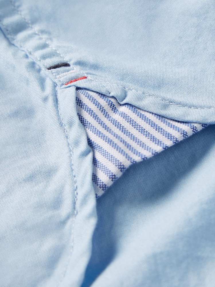 Tommy Hilfiger Blue Core Flex Poplin Regular Fit Shirt - Image 7 of 7