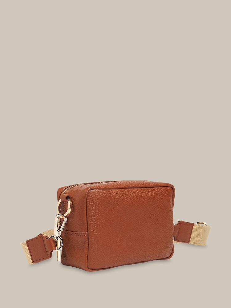 Whistles Brown Bibi Cross-Body Bag - Image 3 of 4
