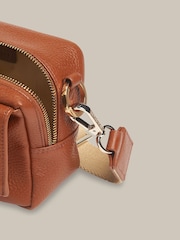 Whistles Brown Bibi Cross-Body Bag - Image 4 of 4