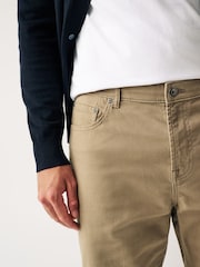 Piedra - Corte slim - Pantalones cortos chinos con 5 bolsillos de Motionflex - Imagen 4 de 9