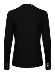 Cream Slim Fit Trulla Jersey Blouse - Image 6 of 6