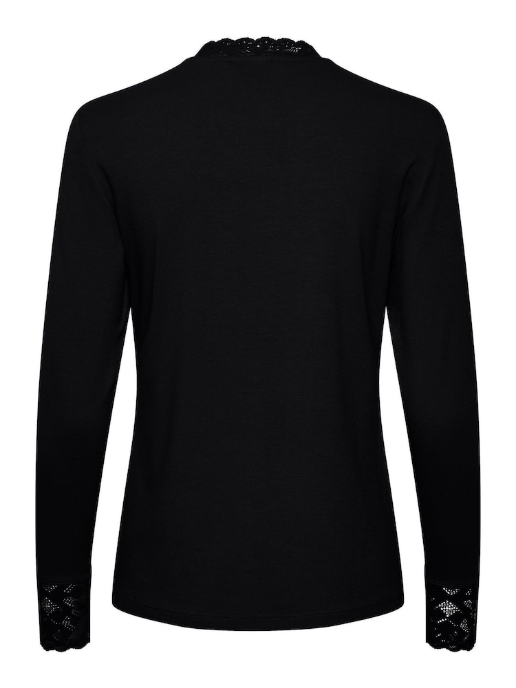 Cream Slim Fit Trulla Jersey Blouse - Image 6 of 6
