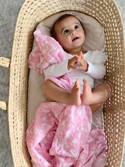 aden + anais Natural Ma Fleur Large 100% Cotton Muslin Blankets 2 Pack - Image 2 of 5