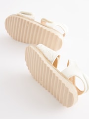 White Glitter Sandals - Image 3 of 5